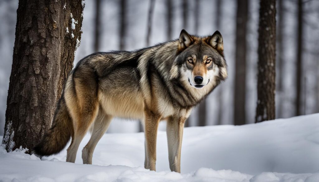 Krafttier Wolf