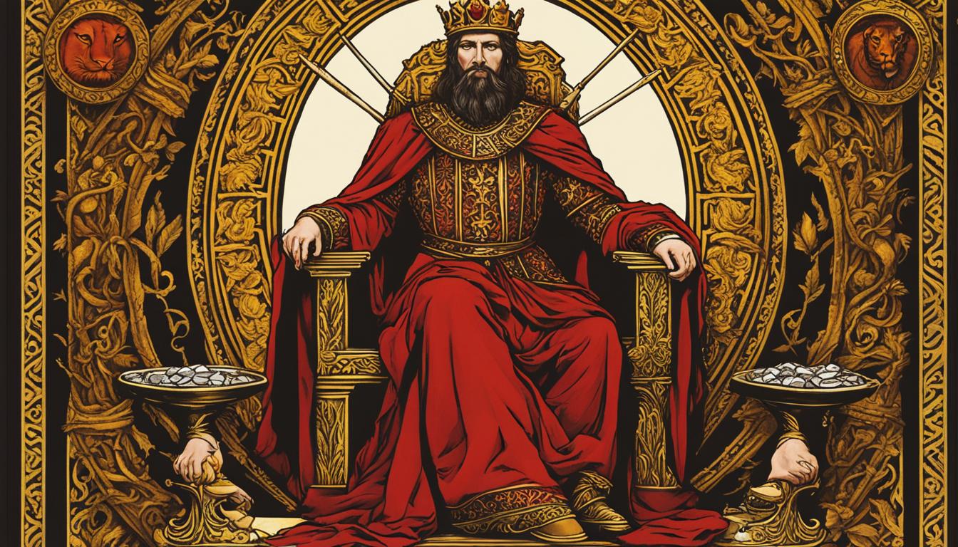 König der Münzen Stärke und Stabilität in der Tarotkarte